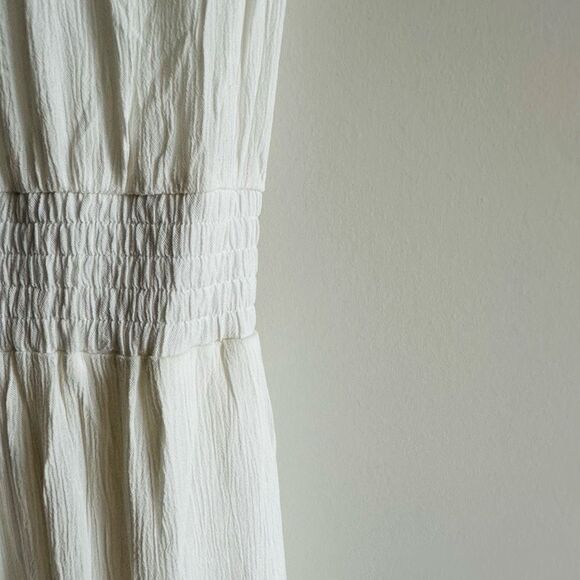 PRANA‎ Fernie Wide Leg White Jumpsuit NWT – Size Small – Adjustable Straps Modal - Picture 8 of 12